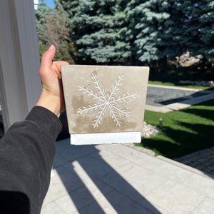 ✨ Snowflake Ceramic Planter | Colansanti's